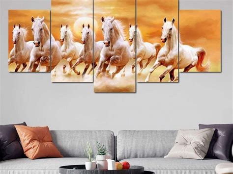 7 Horse Painting Vastu: Vastu significance of a 7 Horse Painting .